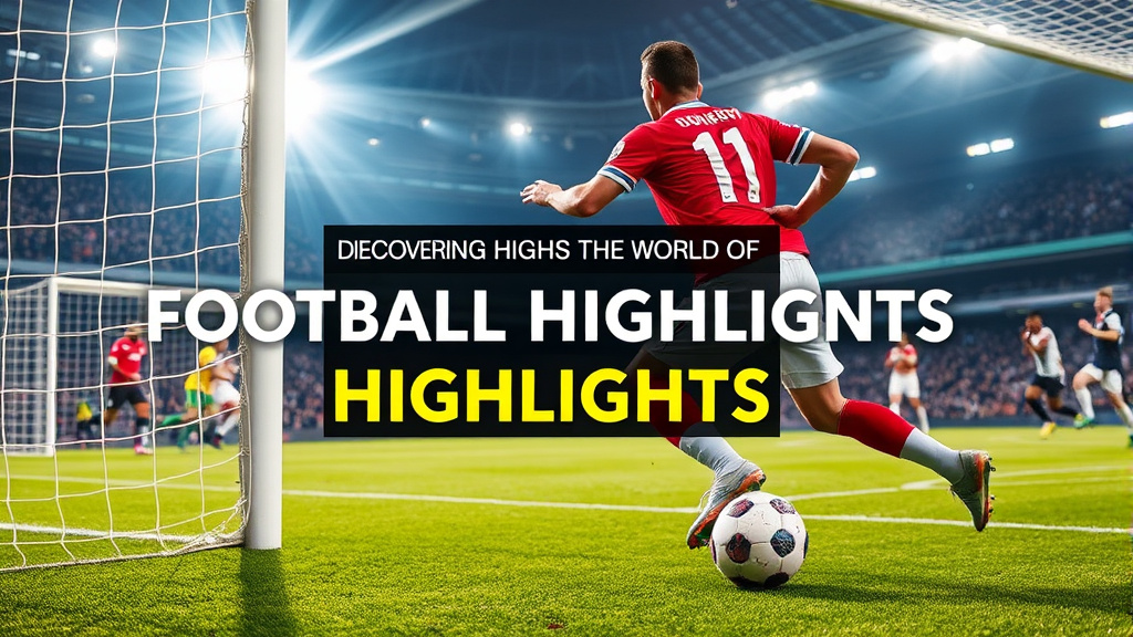 Khám Phá Thế Giới Highlight Bóng Đá - Những Khoảnh Khắc Chói Lọi Từ Các Trận Đấu